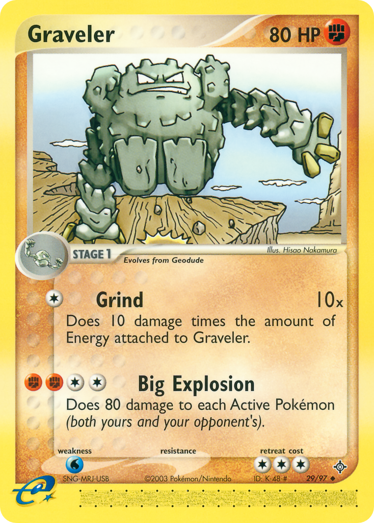 Graveler Pokémon TCG card